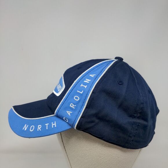 Topsail Island North Carolina Strapback Hat Blue OSFA Embroidered Colorblock - Picture 3 of 8